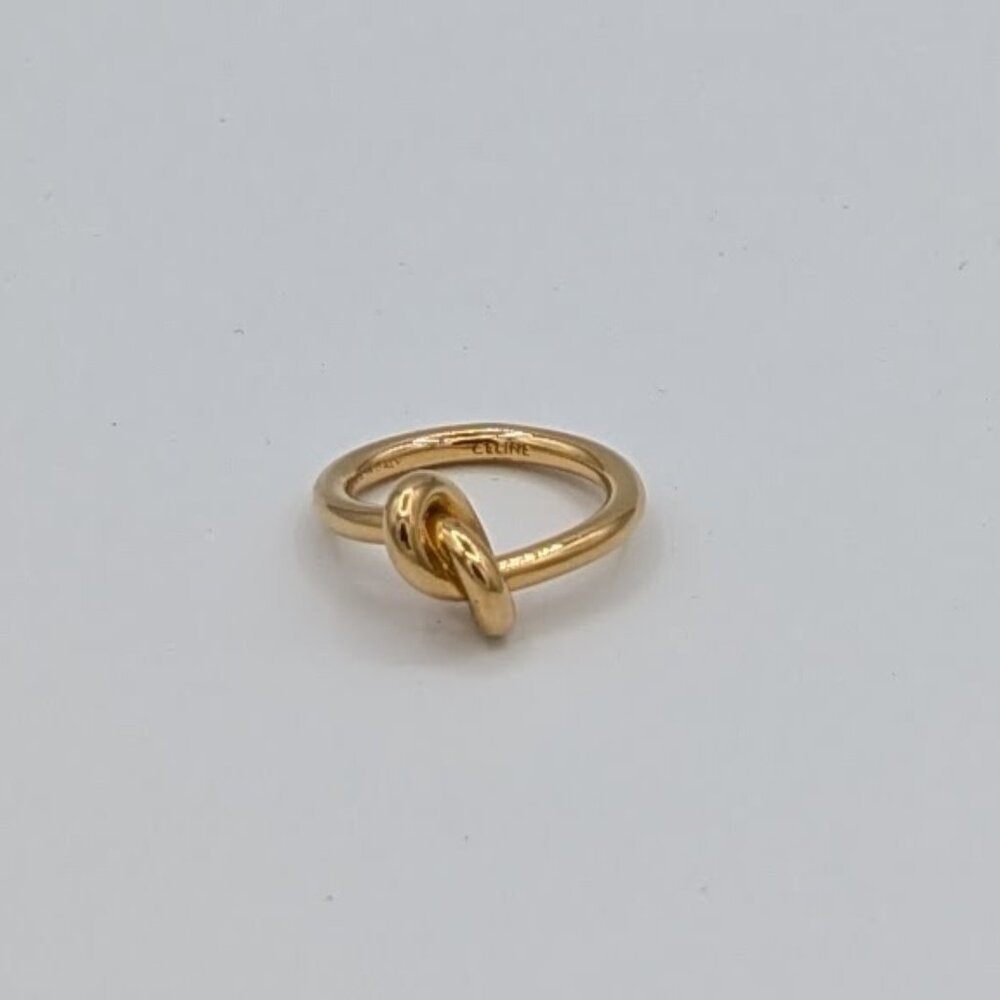 Celine Brass Knot Ring